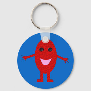 Llavero Keychain feliz de la uva roja