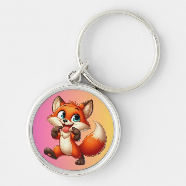 Llavero Keychain feliz Día de la Fox Colón (Frente)