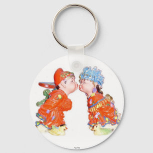 Llavero Keychain feliz pareja casada