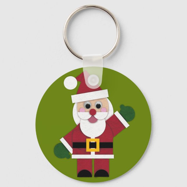 Llavero Keychain Felt Santa 2021 (Anverso)