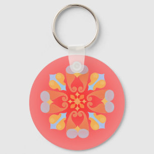 Llavero Keychain floral
