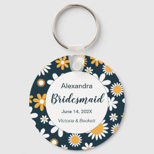 Llavero Keychain floral moderna