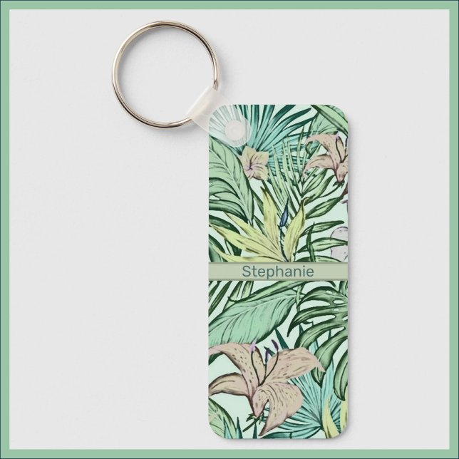 Llavero Keychain floral moderna (Subido por el creador)