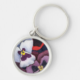 Llavero Keychain floral "Pansy 2"