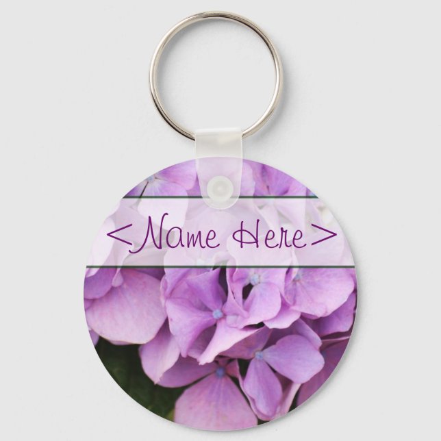 Llavero Keychain ~ Floral : Personalizar (Anverso)