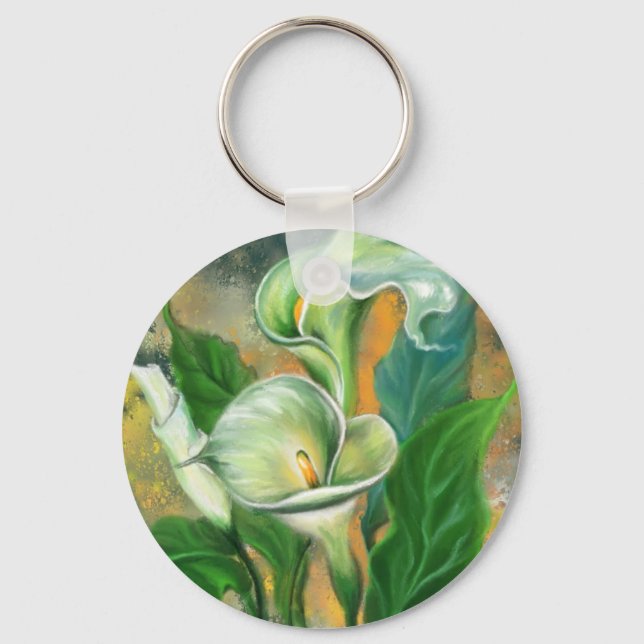 Llavero Keychain Flower de Calla (Anverso)
