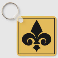 Keychain Fluer De Lis