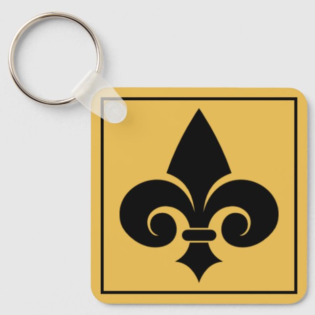 Llavero Keychain Fluer De Lis (Anverso)