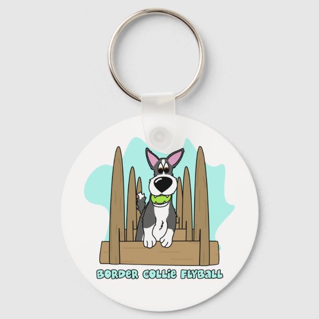 Llavero Keychain Flyball de borde (Anverso)