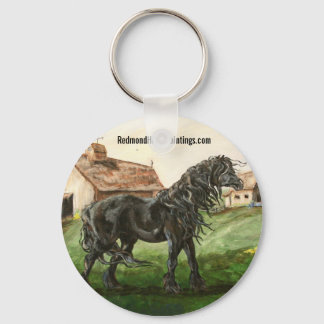 Llavero Keychain Friesian