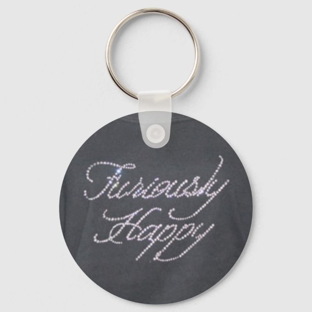 Llavero Keychain Furiosamente feliz (Anverso)