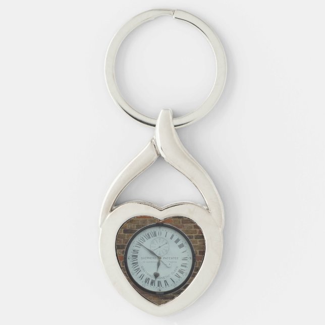Llavero Keychain galvanomagnética del corazón del reloj (Anverso)