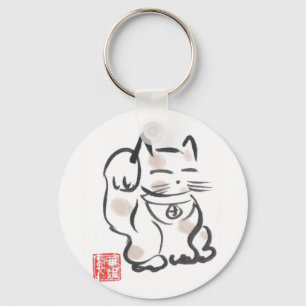 Llavero Keychain Gato Lucky