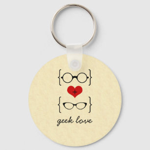 Llavero Keychain Geeky Glasses