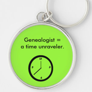 Llavero Keychain - Genealógico = un tiempo más corto.