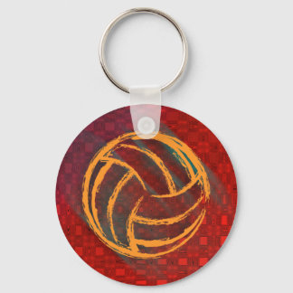 Llavero Keychain geométrica de voleibol