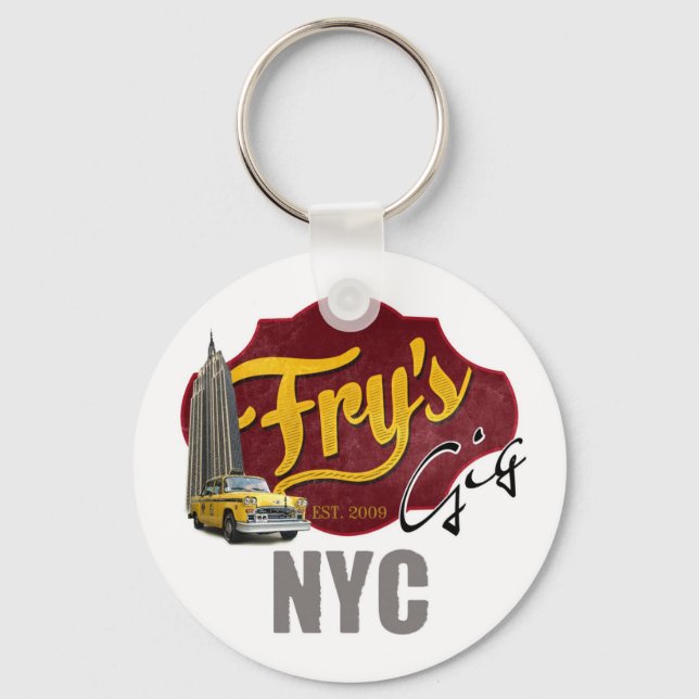 Llavero Keychain Gig NYC de Fry (Anverso)