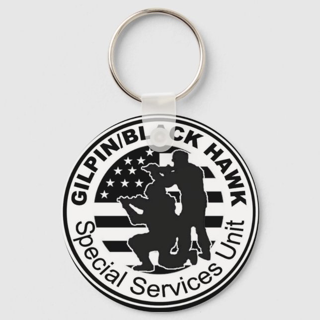Llavero Keychain Gilpin/Black Hawk SWAT (Anverso)