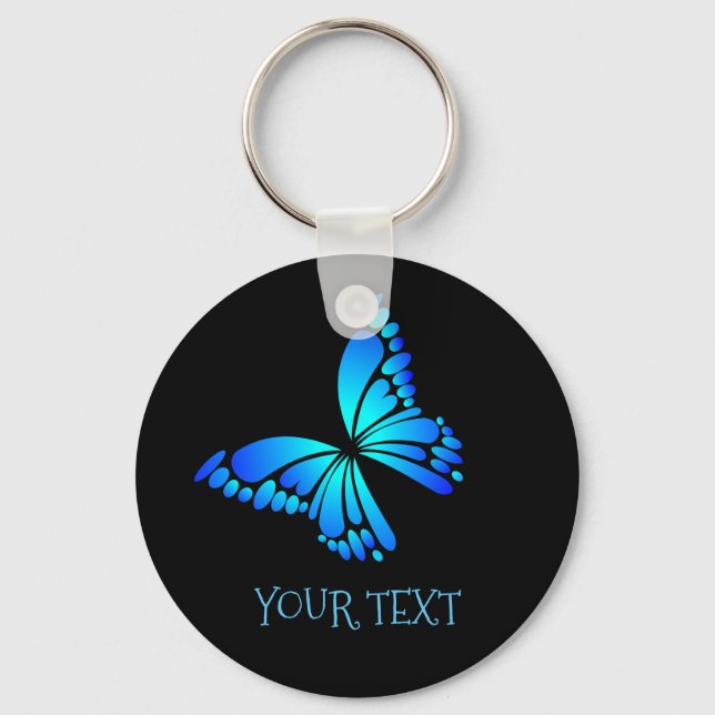 Llavero Keychain Girly Butterfly Design (Anverso)