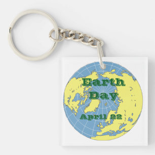 Llavero Keychain - Globe celebra el Día de la Tierra