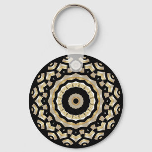 Llavero Keychain Gold Black Pearl (B8C)