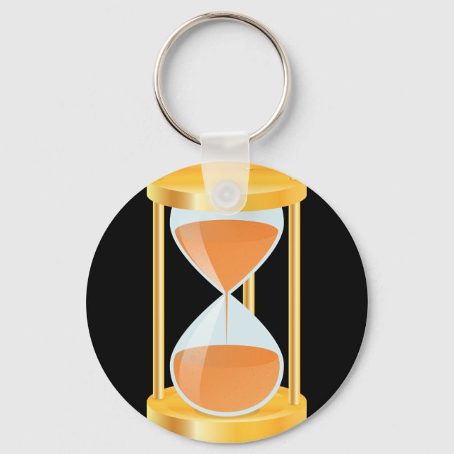 Llavero Keychain Gold Hourglass (Anverso)