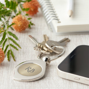 Llavero Keychain Gold Metallic