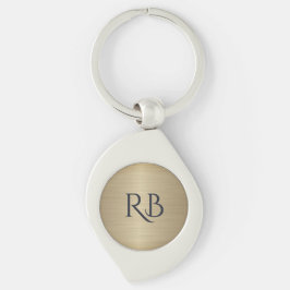 Llavero Keychain Gold Metallic