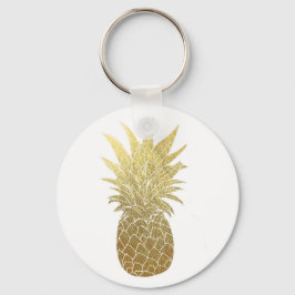 Llavero Keychain Gold Pineapple