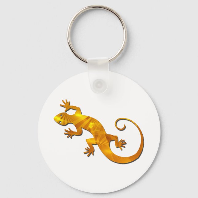 Llavero Keychain Golden Gecko (Anverso)