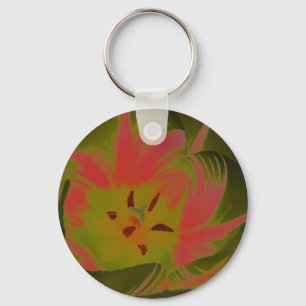 Llavero Keychain Gótico Gloomy Red Tulip