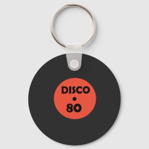 Llavero Keychain Gramophone Record Fun - Fiesta Retro Disc