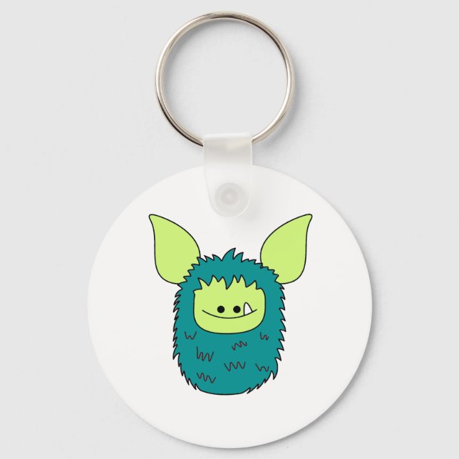 Llavero Keychain - Green Fuzzling (Anverso)
