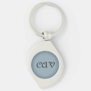 Llavero Keychain gris azul