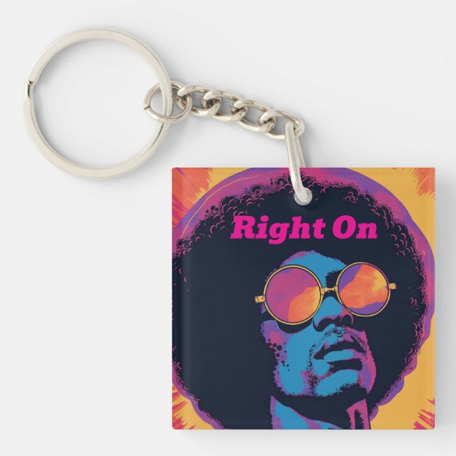 Llavero Keychain Guay/Retro (Frente)