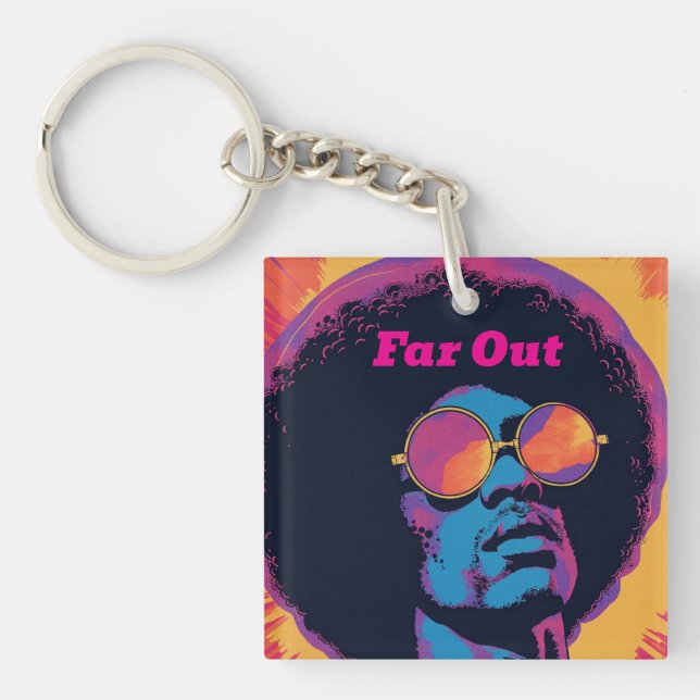 Llavero Keychain Guay/Retro (Frente)
