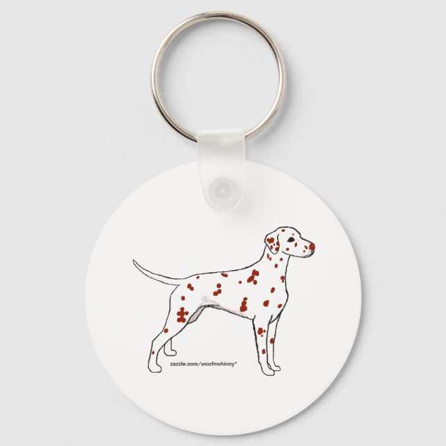 Llavero Keychain — Hígado Dalmatiano (Anverso)