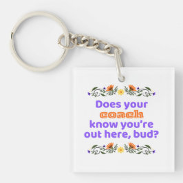 Llavero Keychain hockey gift does coach know