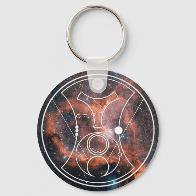Llavero Keychain: ¡Hola, cariño! Nebulosa del corazón (Anverso)