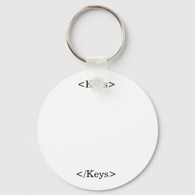 Llavero Keychain HTML (Anverso)