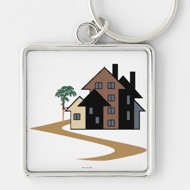 Llavero Keychain inmobiliario (Frente)