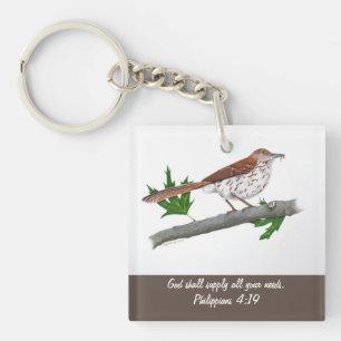Llavero Keychain Inspirador de Thrasher de Brown