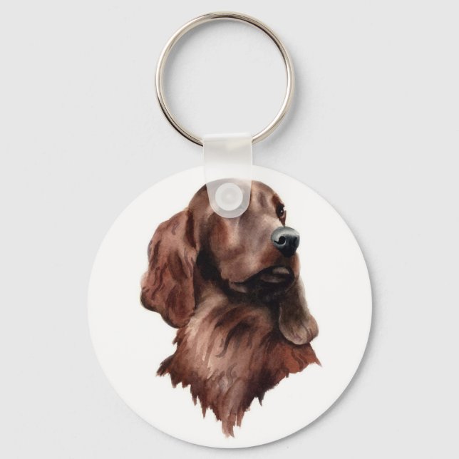Llavero Keychain Irish Setter (Anverso)