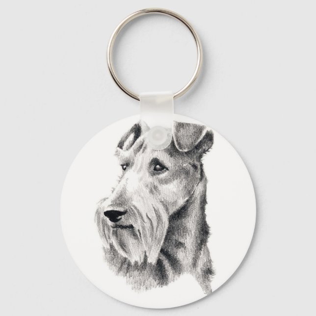 Llavero Keychain Irish terrier (Anverso)