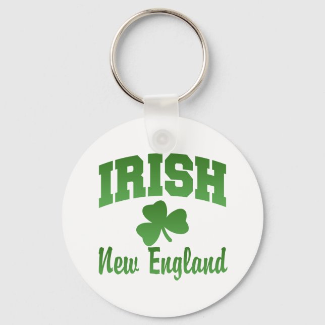 Llavero Keychain irlandés de Nueva Inglaterra (Anverso)