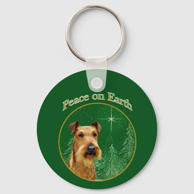 Llavero Keychain irlandés Terrier Peace (Anverso)