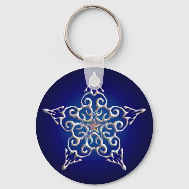 Llavero Keychain irlandesa azul (Anverso)