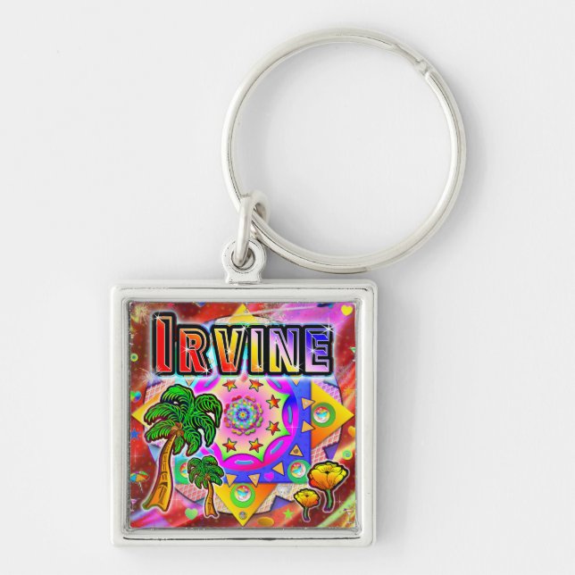 Llavero Keychain Irvine Tropical Friends (Frente)