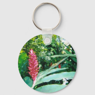 Llavero Keychain jamaiquino de las flores