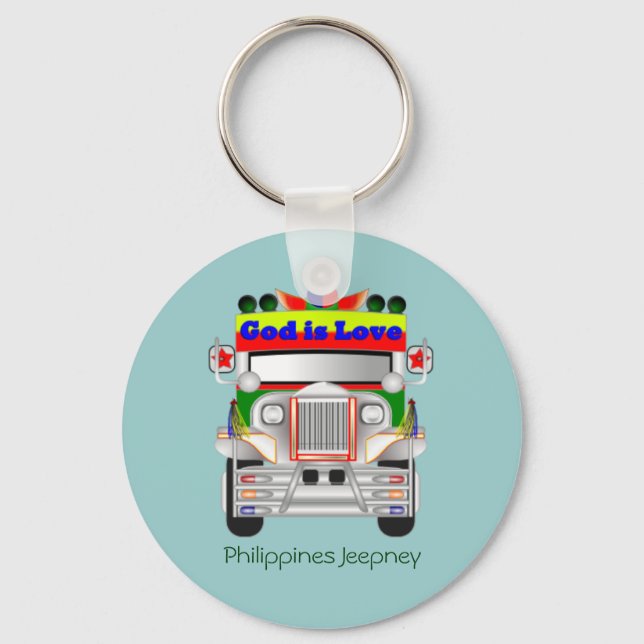 Llavero Keychain - Jeepney de Filipinas (Anverso)